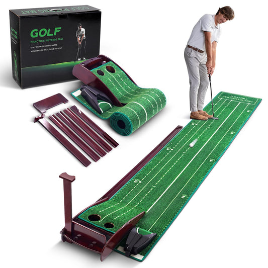 Golf Swing Training Mat 3-Track
